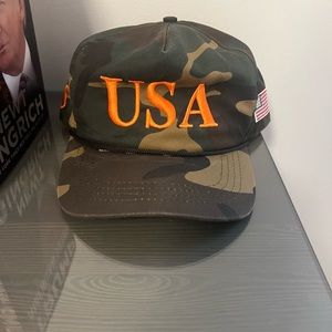 Rare Official Donald Trump Army Cap Camo USA 45 HAT MAGA Cali Fame- Authentic